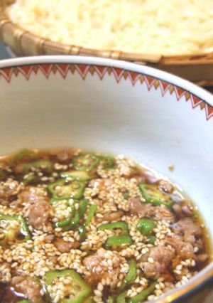 夏野菜の中華つけ麺♪-レシピのメイン写真
