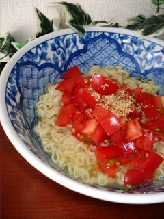 ☆B級☆トマトの冷え冷えラーメン☆-レシピのメイン写真
