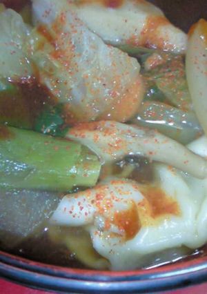 これぞ節約！餃子野菜鍋◎-レシピのメイン写真