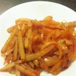 お弁当に!玉葱とじゃが芋のケチャ炒め