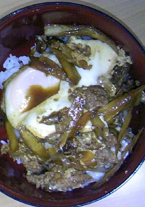 我が家の節約豚肉・卵丼ぶり♪-レシピのメイン写真