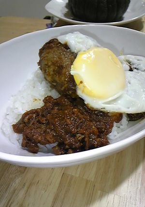 簡単♪ヘルシー☆ロコモコ丼-レシピのメイン写真
