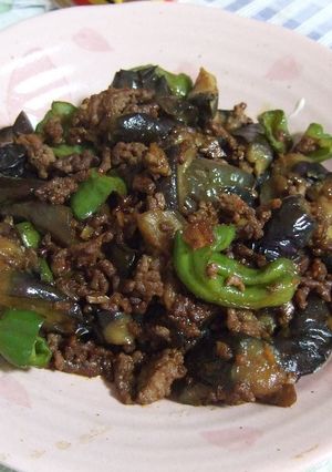 なすと挽肉のみそ炒め-レシピのメイン写真
