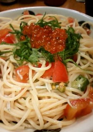 冷製パスタ☆シラス入りオリーブオイル味-レシピのメイン写真