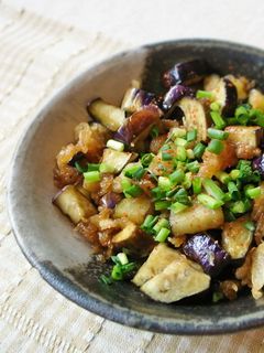 うどんや素麺に!揚げ玉なす-レシピのメイン写真