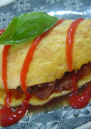 トマトのミニ昭和オムレツ-レシピのメイン写真