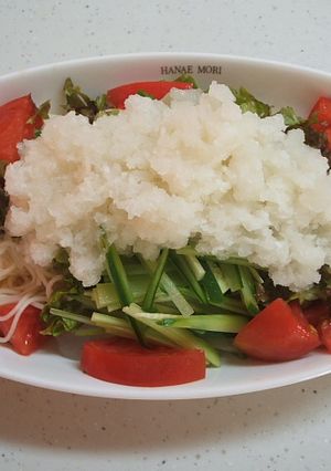 さっぱり酢味　そうめんサラダ-レシピのメイン写真