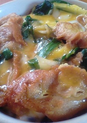 仙台麩のニラたま　あぶら麩丼-レシピのメイン写真