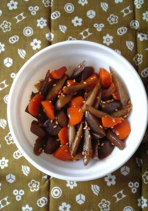 昔ながらのきんぴらごぼう-レシピのメイン写真