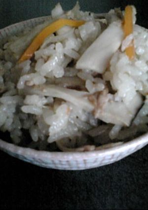 食感は松茸！？おいしい炊き込みごはん☆-レシピのメイン写真