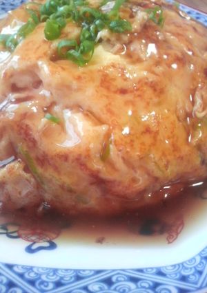 甘酢あんと卵のコラボ☆我が家定番の天津飯-レシピのメイン写真