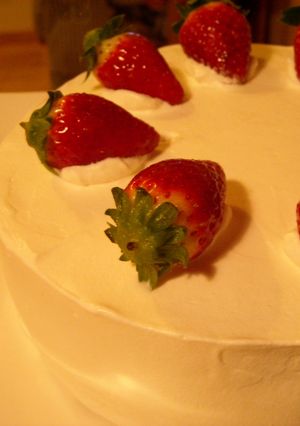 苺のヘルシーショートケーキ-レシピのメイン写真