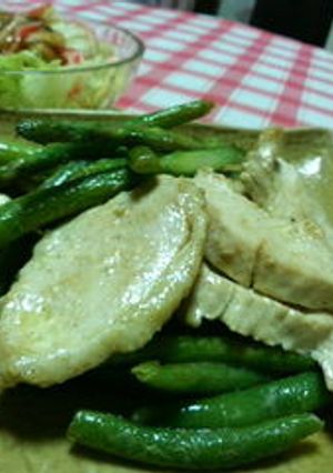 鶏肉とアスパラのマヨネーズ炒め-レシピのメイン写真