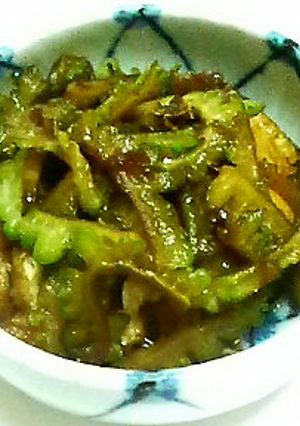 ゴーヤと厚揚げの煮物-レシピのメイン写真