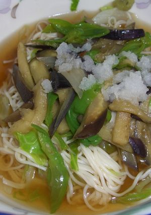 満腹☆夏野菜ソーメン-レシピのメイン写真