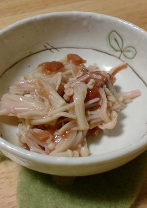 ＊えのきの梅あえ＊-レシピのメイン写真