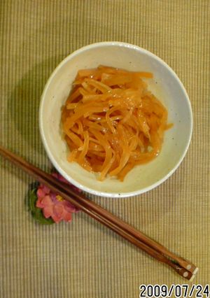 夏は冷やして最高!大根の千切り煮-レシピのメイン写真