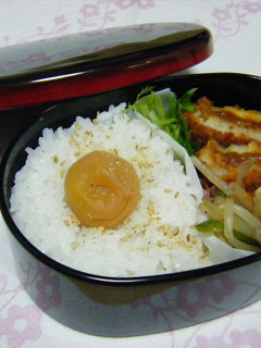 夏のお弁当;かぼちゃのオリーブオイル焼き-レシピのメイン写真