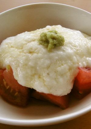トマトの山かけ-レシピのメイン写真