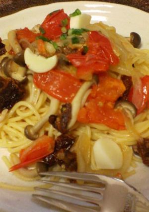 ドライトマトのパスタ-レシピのメイン写真
