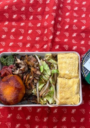 焼肉弁当〜野菜炒めで焼肉隠し-レシピのメイン写真