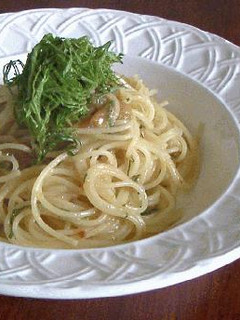 梅バターすぱ-レシピのメイン写真