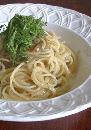 梅バターすぱ-レシピのメイン写真
