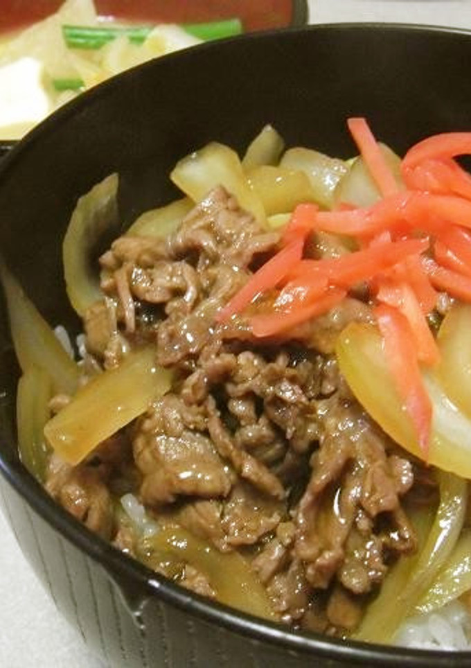 我が家の簡単牛丼または豚丼★-レシピのメイン写真