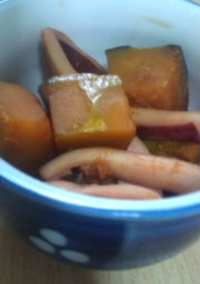 イカと南瓜の煮物-レシピのメイン写真