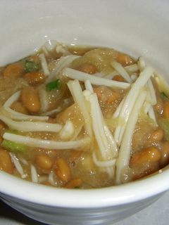 ★楽々★大根おろしと納豆ときのこの和え物-レシピのメイン写真
