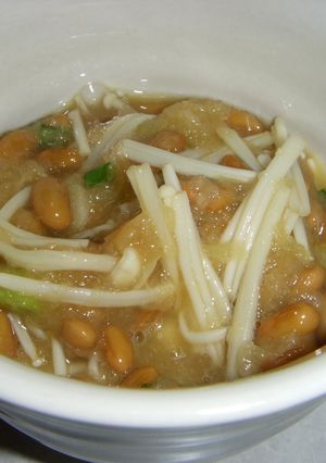 ★楽々★大根おろしと納豆ときのこの和え物-レシピのメイン写真
