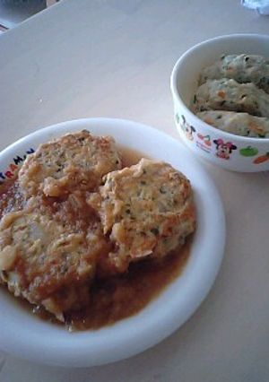 豆腐ﾊﾝﾊﾞｰｸﾞ☆おろし煮-レシピのメイン写真