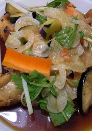 揚げ餃子の南蛮漬け～暑い日にさっぱりと！-レシピのメイン写真