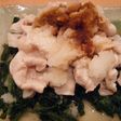 肌荒れ解消☆春菊の豚シャブサラダ