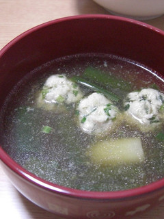 早く元気になって!鶏団子スープ-レシピのメイン写真
