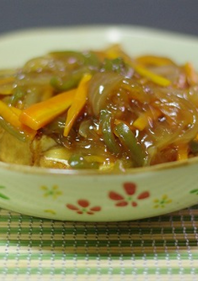 厚揚げの野菜あんかけ-レシピのメイン写真