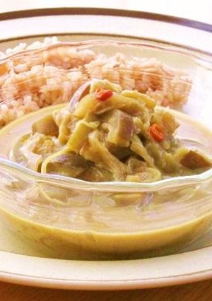 ∮豆乳でコク♬♪茄子と生姜の豆乳カレー∮-レシピのメイン写真