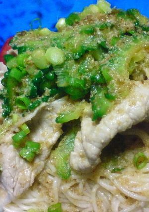 簡単！夏バテ防止　豚しゃぶ麺-レシピのメイン写真