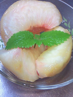 桃を変色させない方法♫♬-レシピのメイン写真