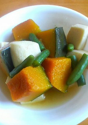 南瓜と高野豆腐の煮物-レシピのメイン写真