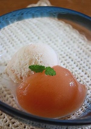 桃のコンポート-レシピのメイン写真