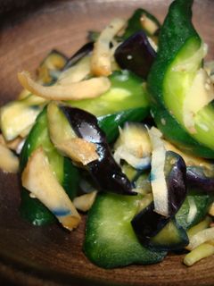 ♡簡単なすときゅうりの漬物♡-レシピのメイン写真