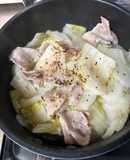 豚バラ肉白菜のミルフィーユ鍋