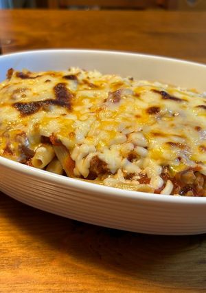 ペンネのミートソースチーズ焼き♡-レシピのメイン写真