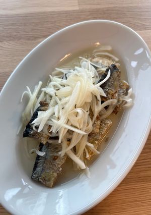 秋刀魚と玉ねぎのだしマリネ-レシピのメイン写真