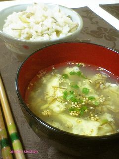 簡単もずくのかき玉汁-レシピのメイン写真