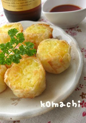 ビールのお供に♥チーズinポテト餃子-レシピのメイン写真