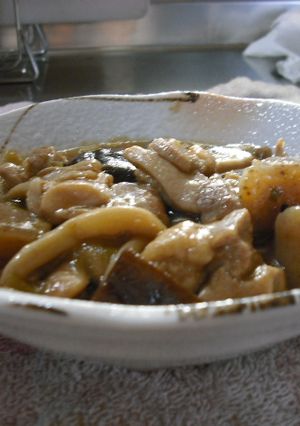 鶏とキノコの炒め煮-レシピのメイン写真