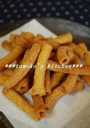 カリカリ♪マカロニの揚げ菓子-レシピのメイン写真