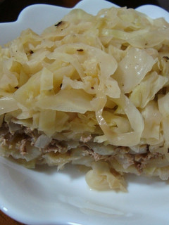 キャベツとひき肉の蒸し煮-レシピのメイン写真